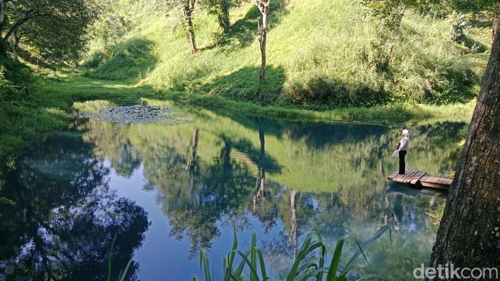Telaga Biru, jeda tenang di kawasan hutan Rinjani